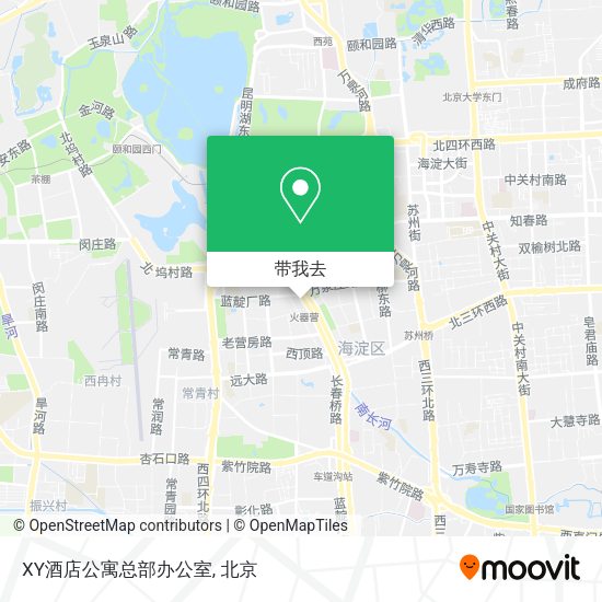 XY酒店公寓总部办公室地图