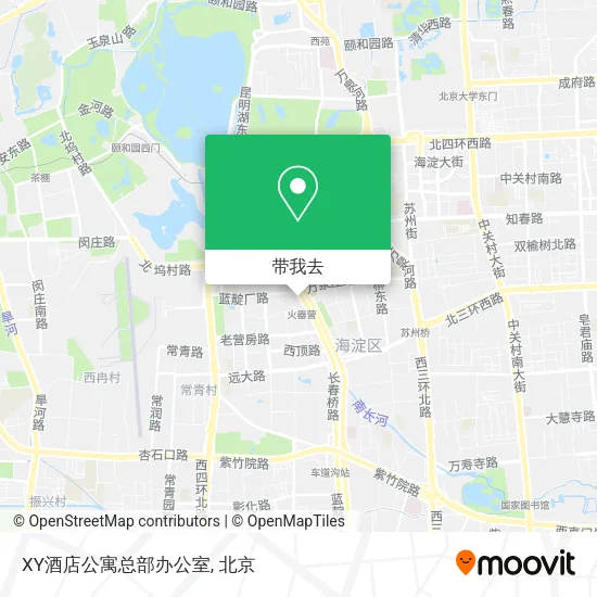 XY酒店公寓总部办公室地图