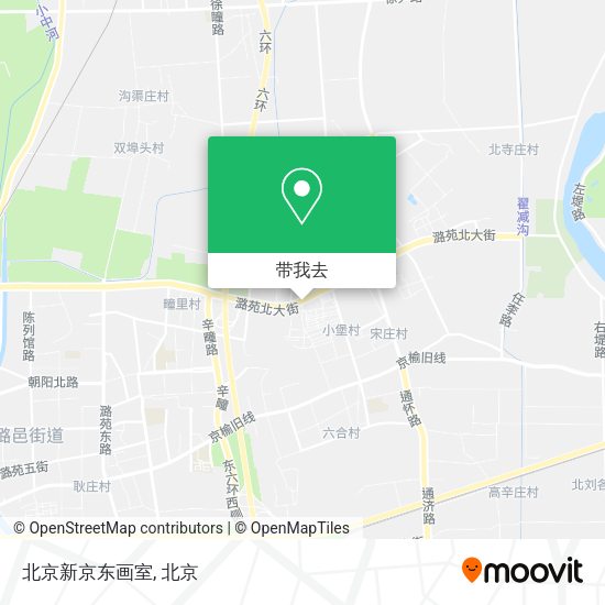 北京新京东画室地图