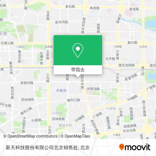 新天科技股份有限公司北京销售处地图