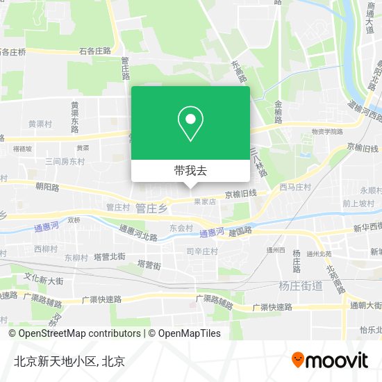 北京新天地小区地图