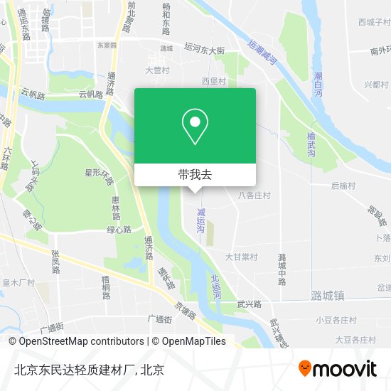 北京东民达轻质建材厂地图