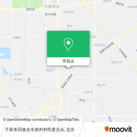 于家务回族乡东垡村村民委员会地图