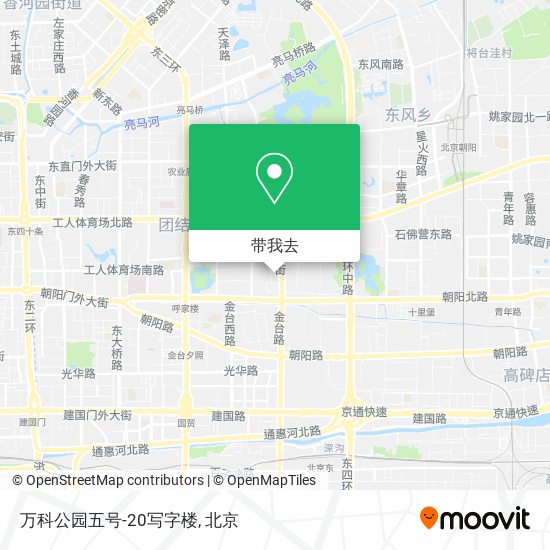 万科公园五号-20写字楼地图