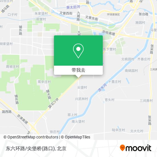 东六环路/尖垡桥(路口)地图