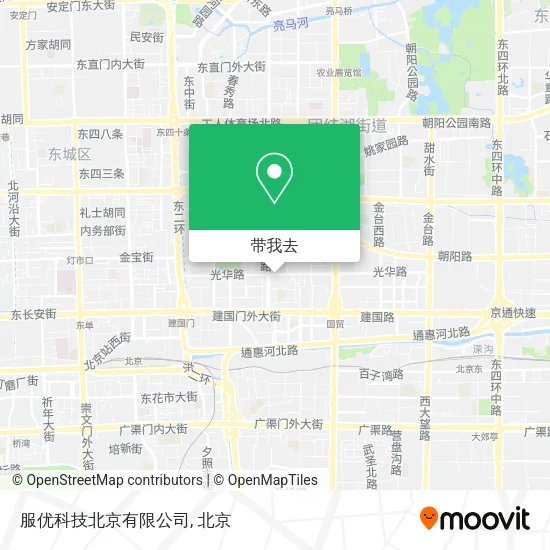 服优科技北京有限公司地图