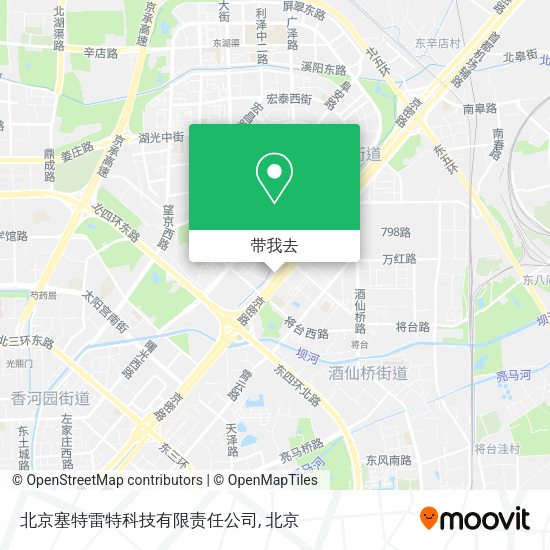 北京塞特雷特科技有限责任公司地图
