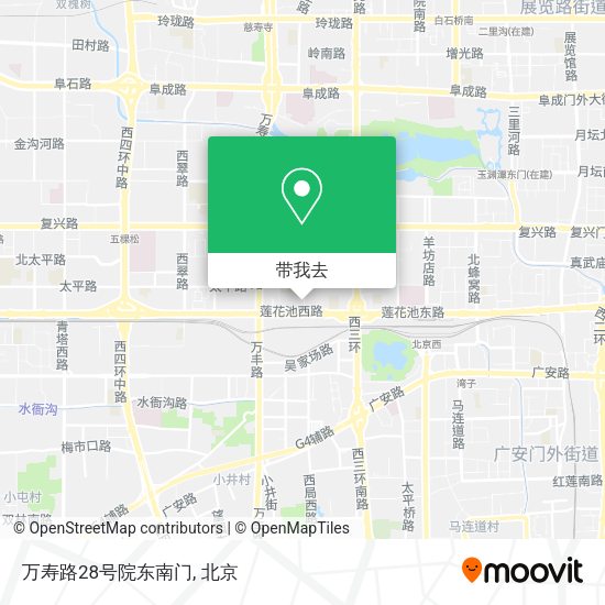 万寿路28号院东南门地图