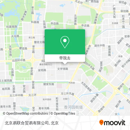 北京易联合贸易有限公司地图