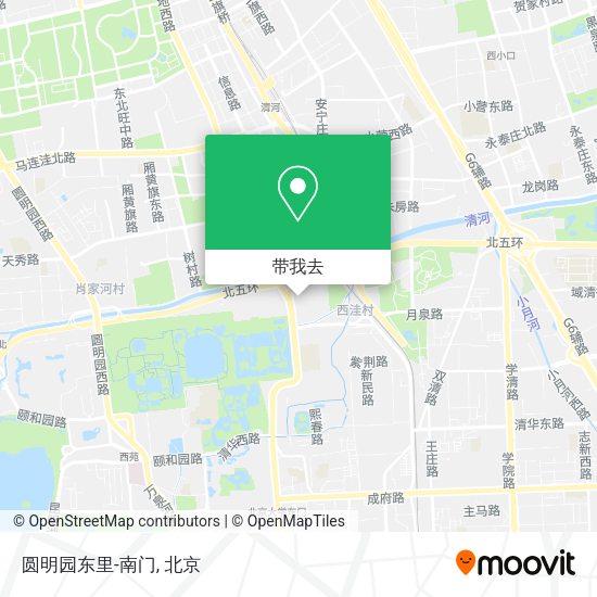 圆明园东里-南门地图