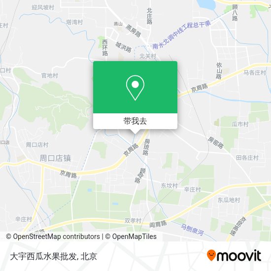 大宇西瓜水果批发地图