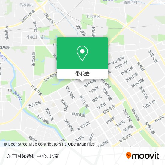 亦庄国际数据中心地图