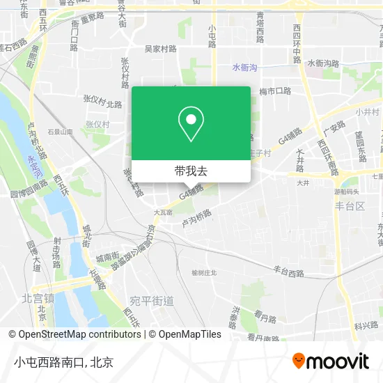 小屯西路南口地图
