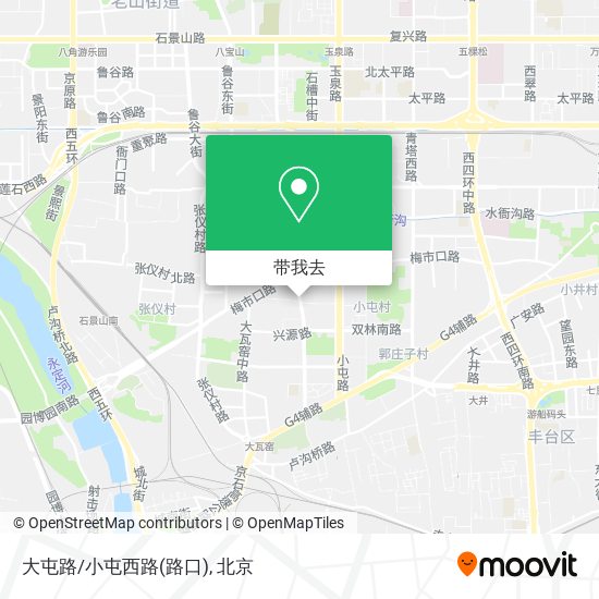 大屯路/小屯西路(路口)地图
