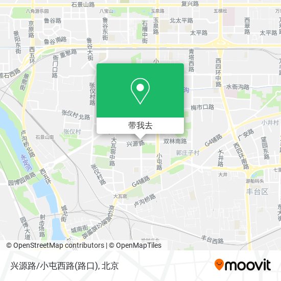 兴源路/小屯西路(路口)地图