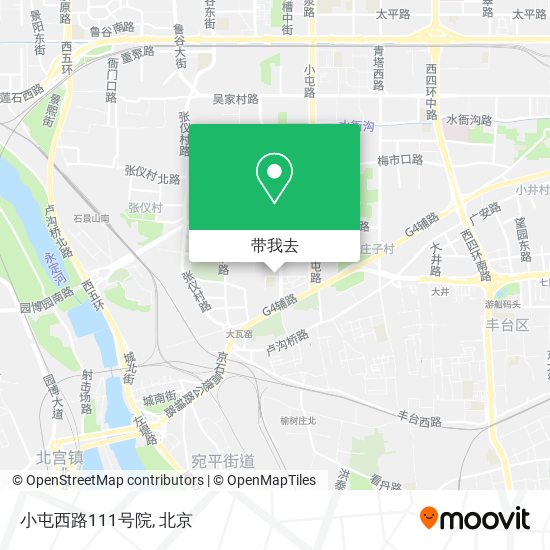 小屯西路111号院地图