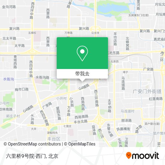 六里桥9号院-西门地图