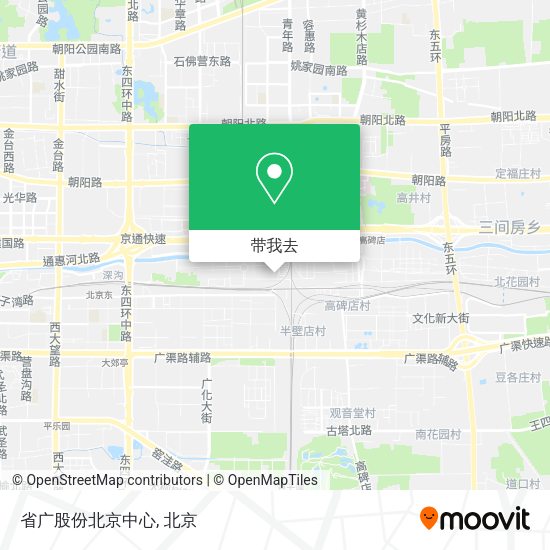 省广股份北京中心地图