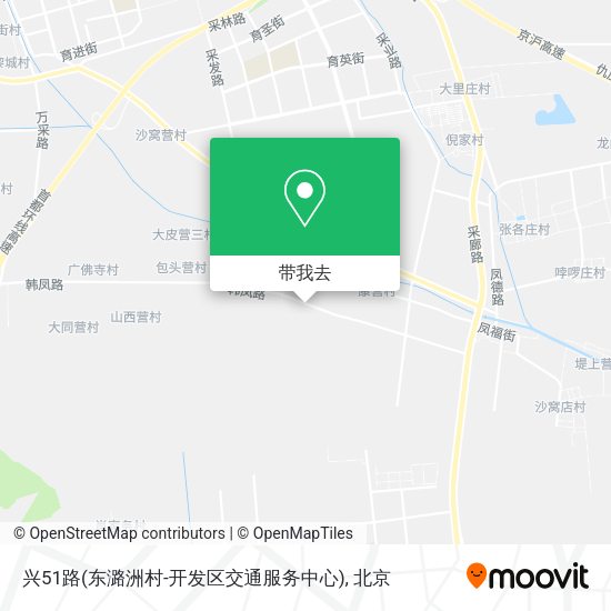 兴51路(东潞洲村-开发区交通服务中心)地图