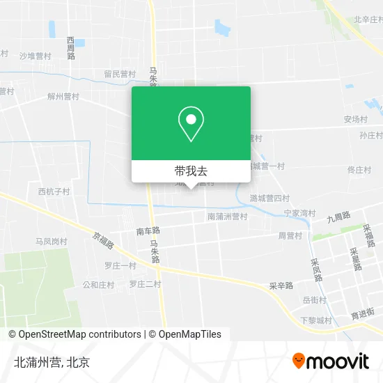 北蒲州营地图