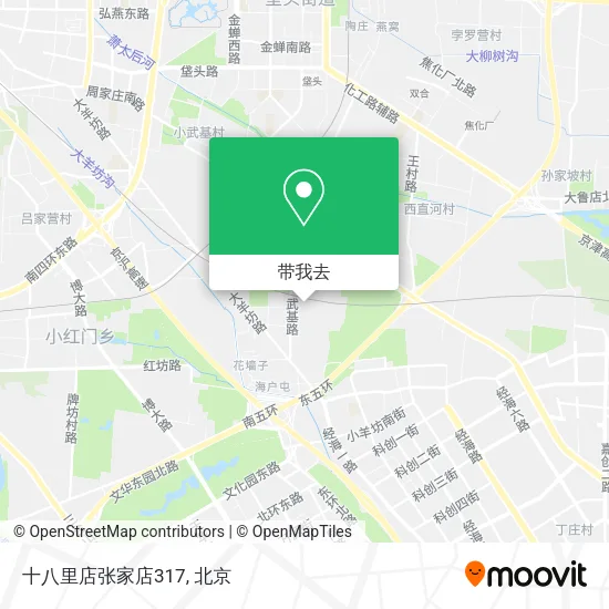 十八里店张家店317地图