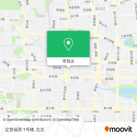 定慧福里-1号楼地图
