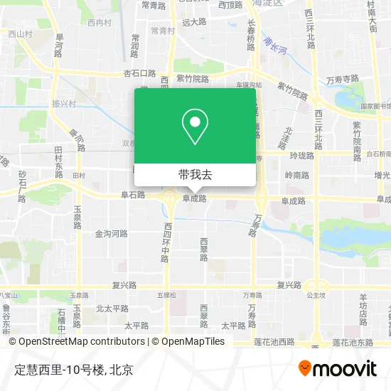 定慧西里-10号楼地图