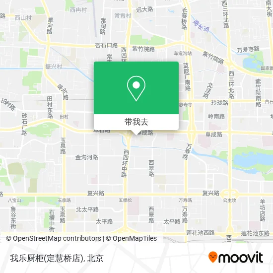我乐厨柜(定慧桥店)地图