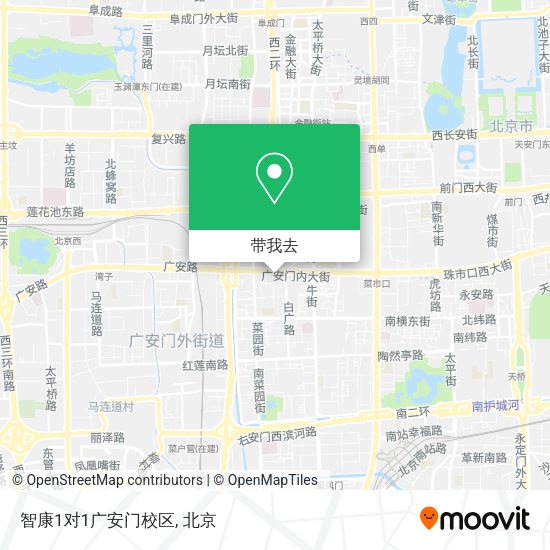 智康1对1广安门校区地图