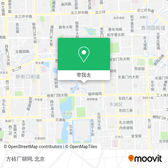 方砖厂胡同地图