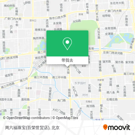 周六福珠宝(百荣世贸店)地图