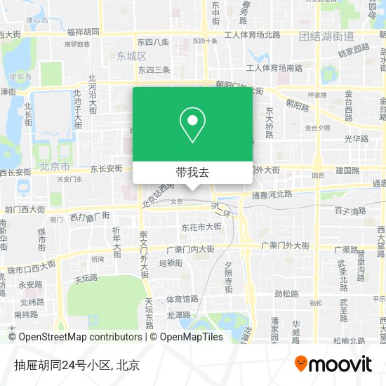 抽屉胡同24号小区地图