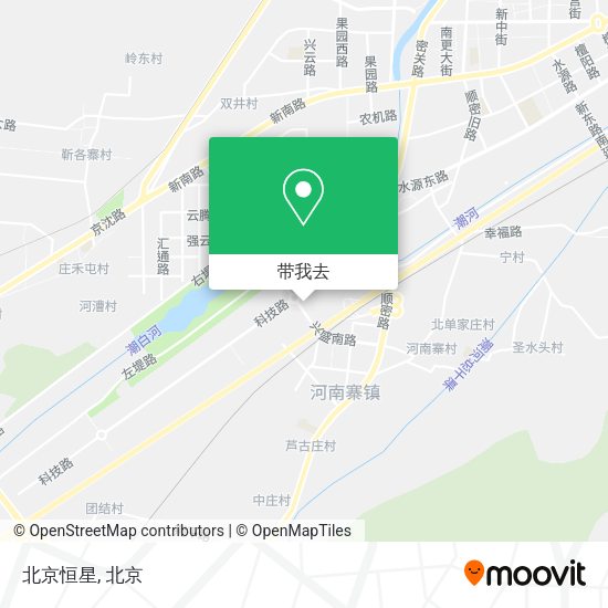 北京恒星地图