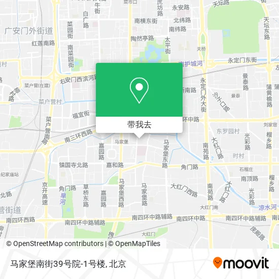 马家堡南街39号院-1号楼地图