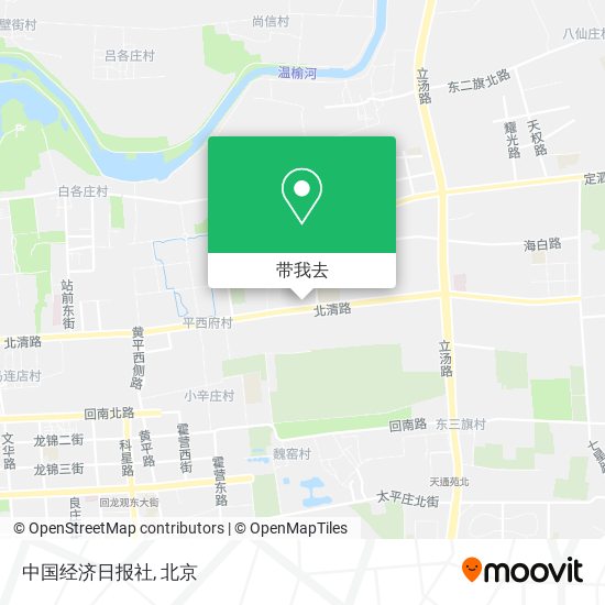 中国经济日报社地图