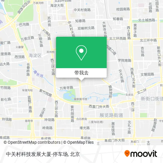 中关村科技发展大厦-停车场地图