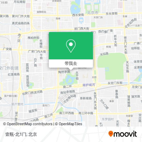 壹瓶-北1门地图