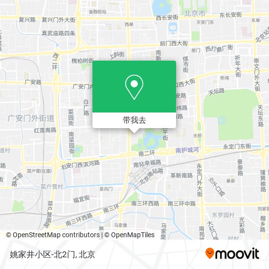 姚家井小区-北2门地图