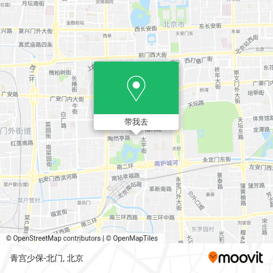 青宫少保-北门地图