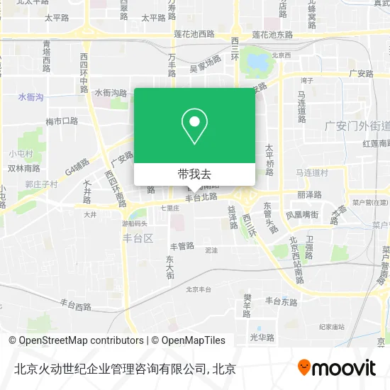 北京火动世纪企业管理咨询有限公司地图