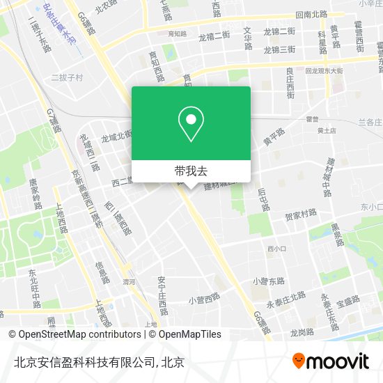 北京安信盈科科技有限公司地图