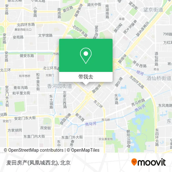 麦田房产(凤凰城西北)地图