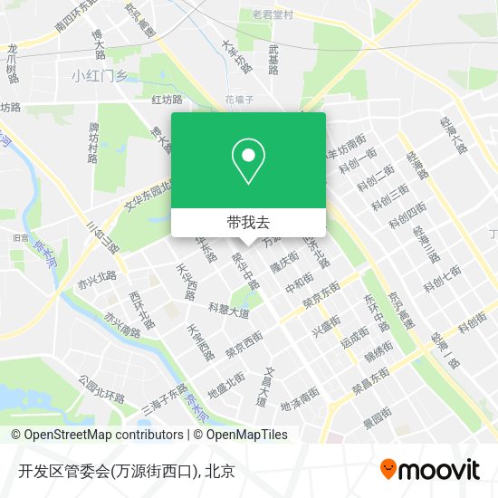 开发区管委会(万源街西口)地图