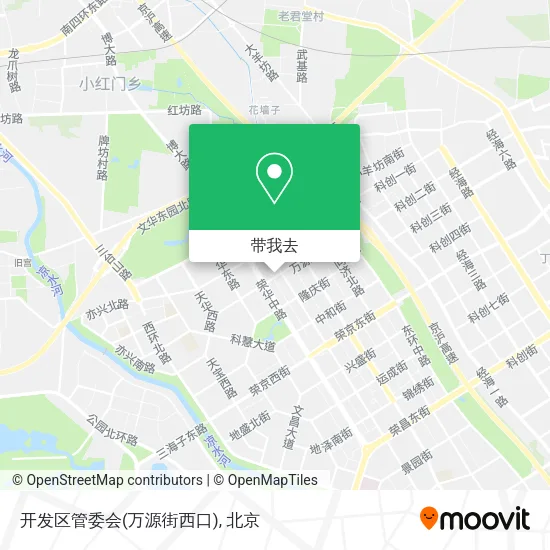 开发区管委会(万源街西口)地图