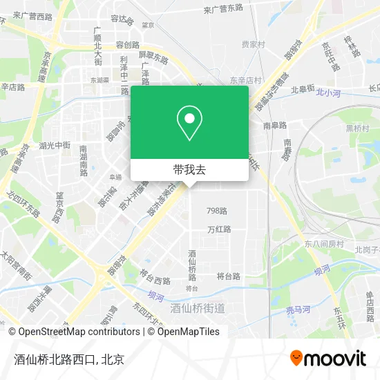 酒仙桥北路西口地图