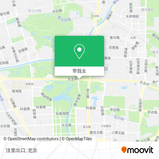 洼里出口地图