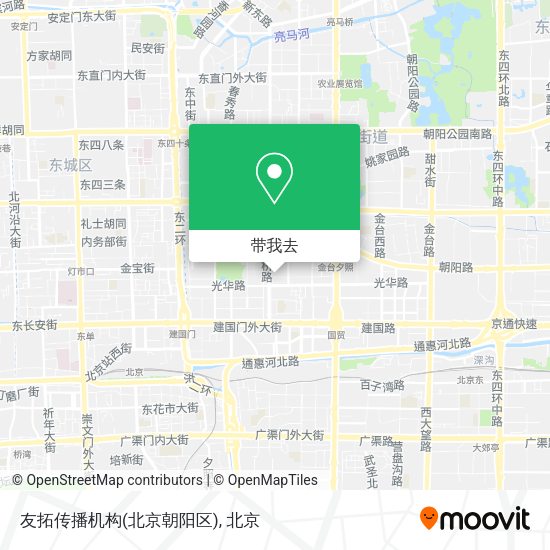 友拓传播机构(北京朝阳区)地图