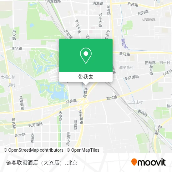 链客联盟酒店（大兴店）地图