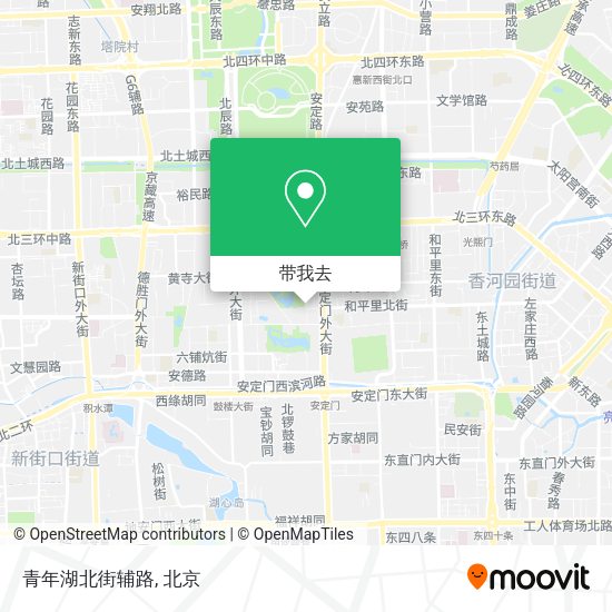 青年湖北街辅路地图