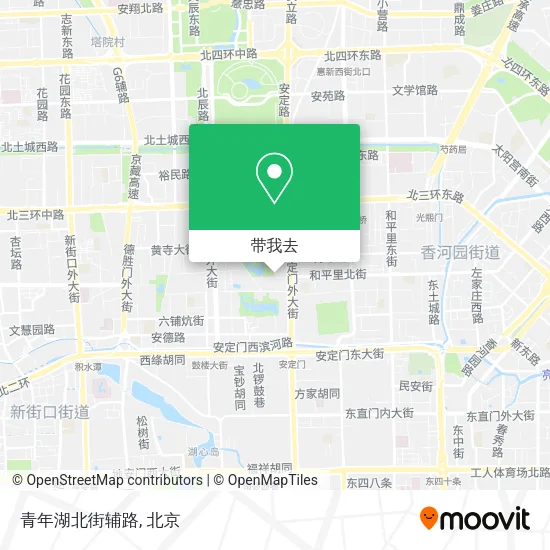 青年湖北街辅路地图
